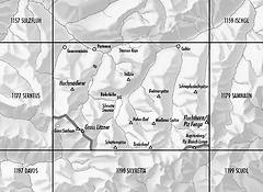 Swisstopo - Landeskarte Schweiz - 1178 Gross Litzner, 1:25000